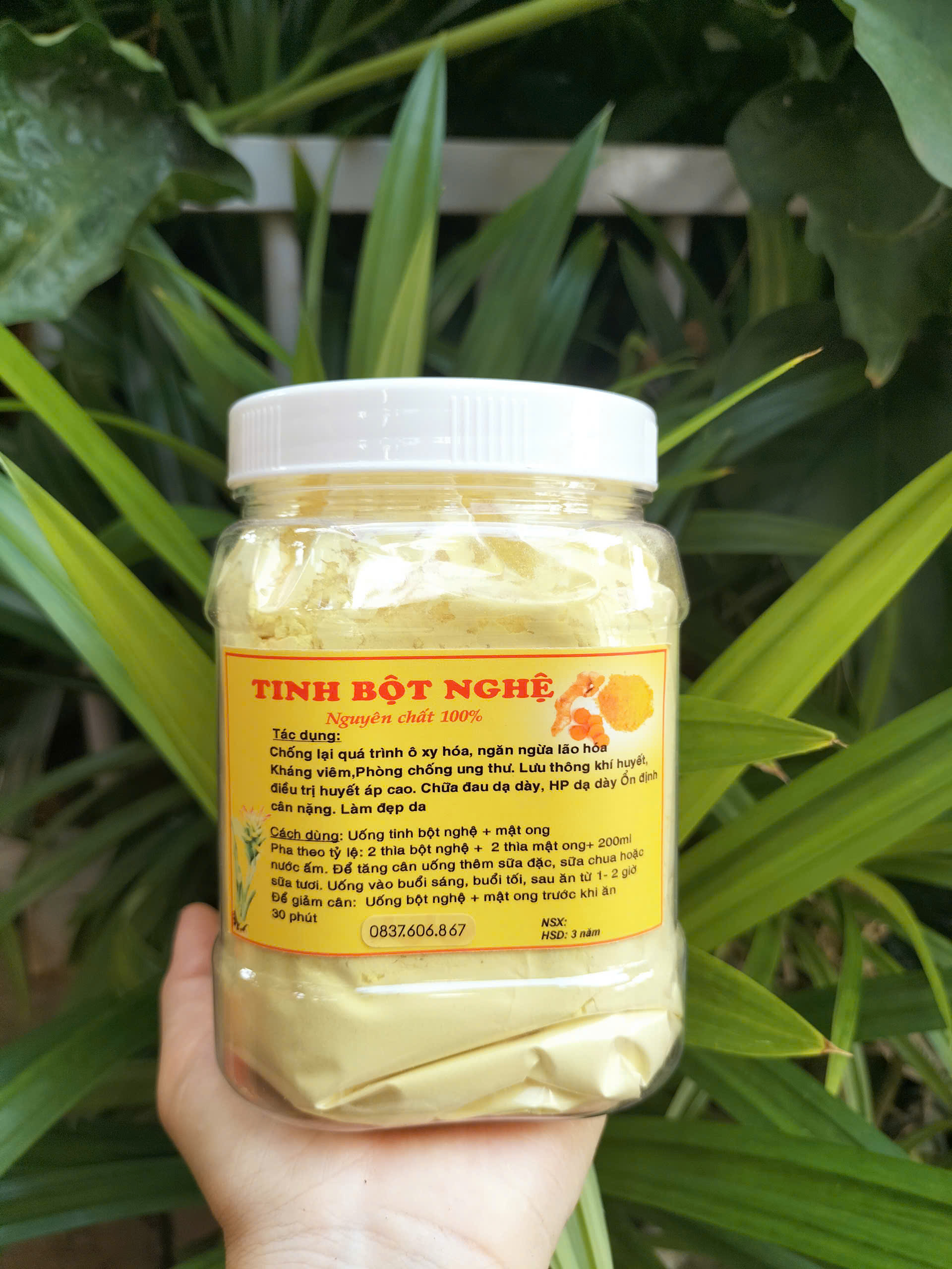 Tinh bột nghệ 500g